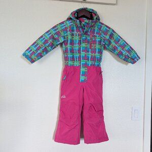 McKINLEY Girl Insulated Aquamax Winter Sport Snoboard Ski Snowsuit Bright Pink 4